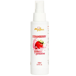 Lubrykant na bazie wody - Taste-slide sensitive 100 ml - zapach truskawkowy - MyLove