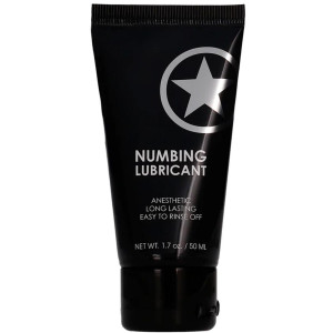 Lubrykant na bazie wody - Numbing Lubricant 50 ml - bezpieczny dla prezerwatyw, Ouch!