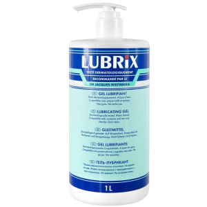 Lubrykant na bazie wody - LUBRIX 1 L - uniwersalny, do lateksu, bezbarwny i bezsmakowy