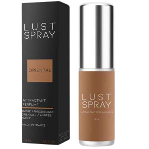 Feromony uniwersalne dla kobiet i mężczyzn  - LUST SPRAY 15 ml - Orientalno-drzewna kompozycja - RUF