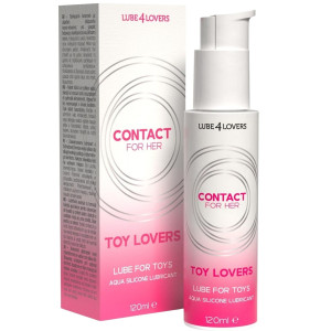 Lubrykant hybrydowy - Sex Toys 120 ml - dedykowany do gadżetów erotycznych - Lube4Lovers