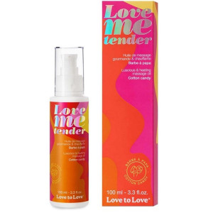 LOVE ME TENDER - MASSAGE OIL - COTTON CANDY 100ML / 3.3FL.OZ. - gotowe