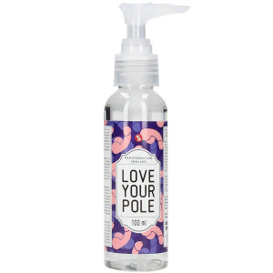 Lubrykant na bazie wody - Love Your Pole 100 ml - do masturbacji i do lateksu - S-line