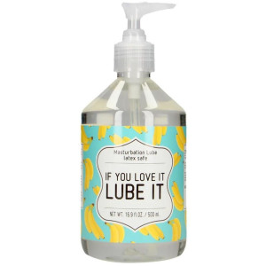 Lubrykant na bazie wody - If You Love It. Lube It 500 ml - do masturbacji, bezzapachowy - S-line