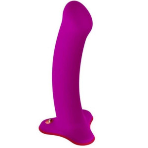 Dildo do stymulacji punktu G - Magnum - na przyssawce, do Strap-on, Fioletowe - Fun Factory