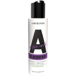 Lubrykant analny na bazie wody -  120 ml - o zapachu jeżynowym - Lube4Lovers