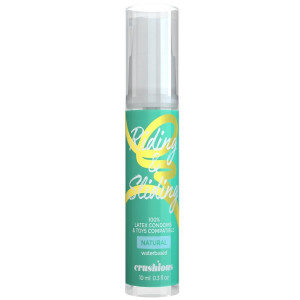 Lubrykant na bazie wody - RIDING & SLIDING 10 ml - do zabawek i lateksu - CRUSHIOUS