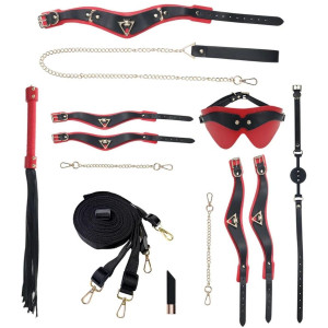 Milan Collection - Kit with Bag - Black/Red