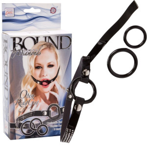 Open Ring Gag Black