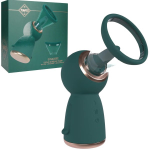Exquisite - Rechargeable Vulva and Breast Pump - Forest Green
