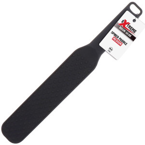 Packa do zabaw BDSM - Spiked Paddle Medium - Czarna, Silikonowa - Hidden Desire