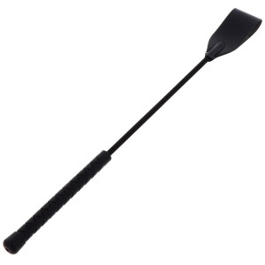 Crop Flapper Whip Black