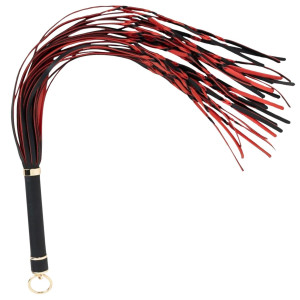 Fetish Collection - Flogger 64 cm - Red and Black