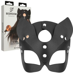 Bedroom Fantasies - PU Leather Mask Kitty Black