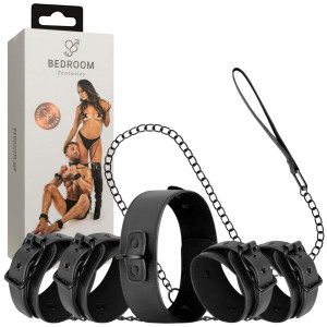 Bedroom Fantasies - Total Restraint Complete Set Black