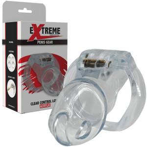 Clear Control Cock Cage Long