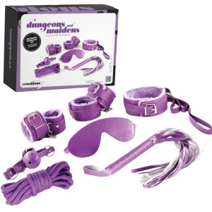 CRUSHIOUS DUNGEONS & MAIDENS BDSM KIT PURPLE