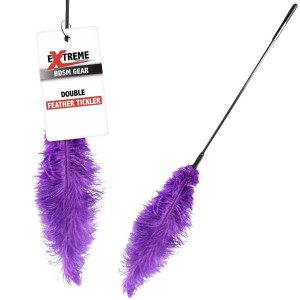 Double Feather Tickler Purple