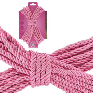 Polyester Bondage Rope - 32.8 ft / 10 m - Pink