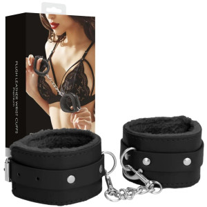 Plush Leather Handcuffs