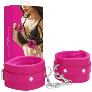 Plush Leather Handcuffs