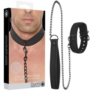 Neoprene Collar with Leash
