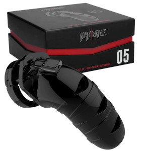 Model 05 Chastity Cock Cage Black - 14 cm