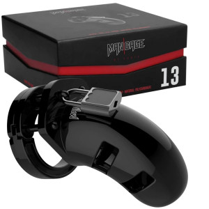 Model 13 Chastity Cock Cage Black - 6,5 cm