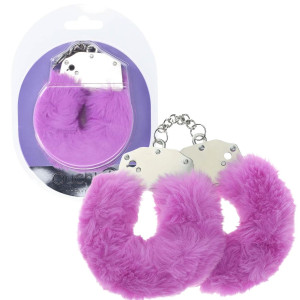 Heavy-duty Fluffy Handcuffs - Purple