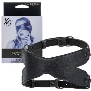 Maska na oczy z regulowanymi paskami - X-Mask - Czarna, Calexotics