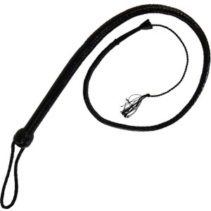 Długi pejcz do BDSM - Turkish Knot 167 cm - Czarny - Prowler
