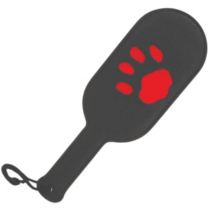 Packa do zabaw BDSM z ozdobną psią łapką - Czarna - Prowler