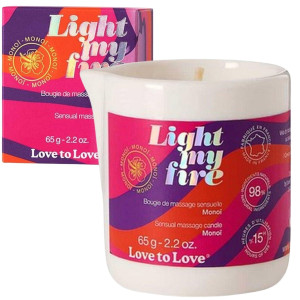 LIGHT MY FIRE - MASSAGE CANDLE - MONOI 65G / 2.2OZ.