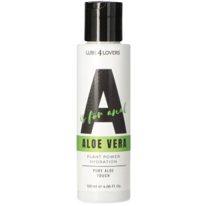 Lubrykant analny na bazie wody - 120 ml - z aloesem, bezpieczny do lateksu i zabawek - Lube4Lovers