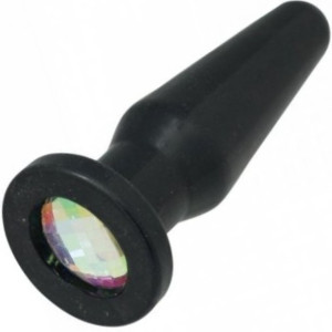 Toyz4Lovers Klasyczny korek analny z diamencikiem, Czarny