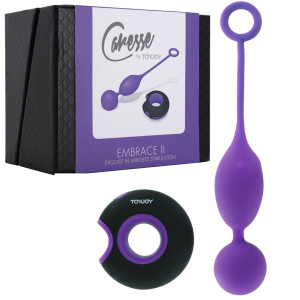 ToyJoy EMBRACE II - Wibrujące jajeczko na pilota LRS, Fioletowe