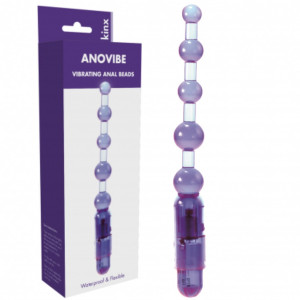 Anovibe Vibrating Anal Beads Kinx - Sonda analna z wibracjami