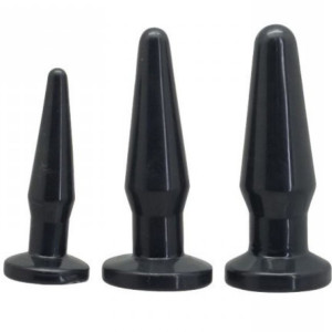 Toyz4Lovers Zestaw korków analnych - różne rozmiary, TPE