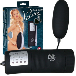 You2Toys Velvet Bullet - Wibrujące jajeczko na pilota, Czarne