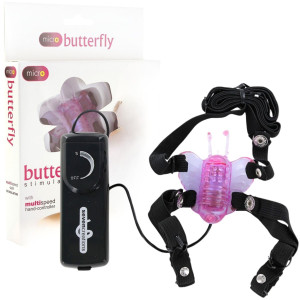 Wibrator motylek łechtaczkowy Butterfly stymulator pvc czarny 26,0 cm Seven Creations