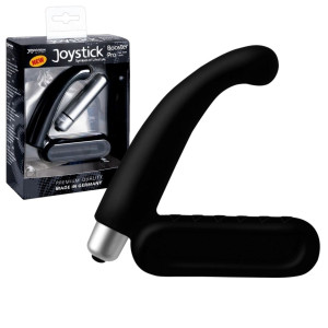 Masażer prostaty Booster Pro silikonowy czarny 15 cm wodoodporny Joy Division