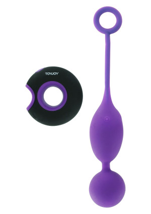 ToyJoy EMBRACE II - Wibrujące jajeczko na pilota LRS, Fioletowe
