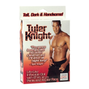 Calexotics TYLER KNIGHT LOVE DOLL WITH DONG Dmuchana realistyczna lalka miłości