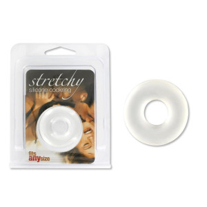 Seven Creations STRETCHY COCKRING CLEAR - Pierścień erekcyjny - klasyczny