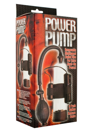 Seven Creations POWER PUMP - Wibrująca pompka do penisa na baterie