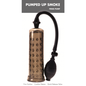 Linx Pumped Up Smoke Penis Pump - Pompka do penisa z gruszką, PVC