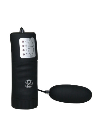 You2Toys Velvet Bullet - Wibrujące jajeczko na pilota, Czarne