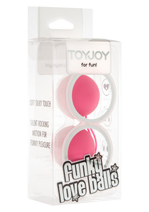 FUNKY LOVE BALLS - Klasyczne kulki gejszy, Różowe