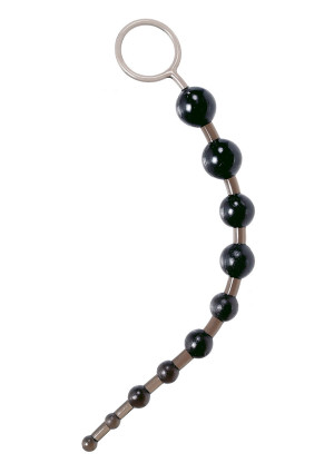 Calexotics X-10 BEADS BLACK Progresywne koraliki analne