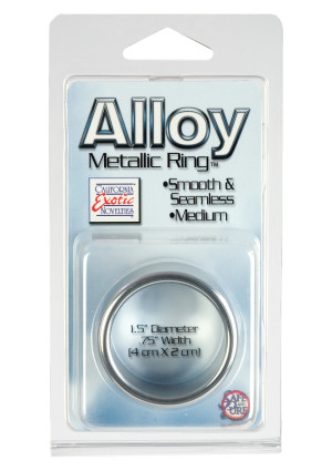 ALLOY METALLIC RING - MEDIUM - Stalowy pierścień erekcyjny